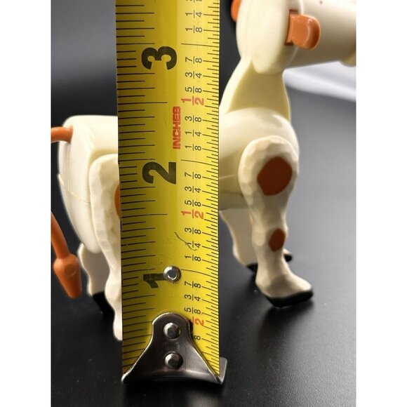 Vtg Fisher Price Little People Farm Animals Playset White And Brown Cow READ - Picture 7 of 16